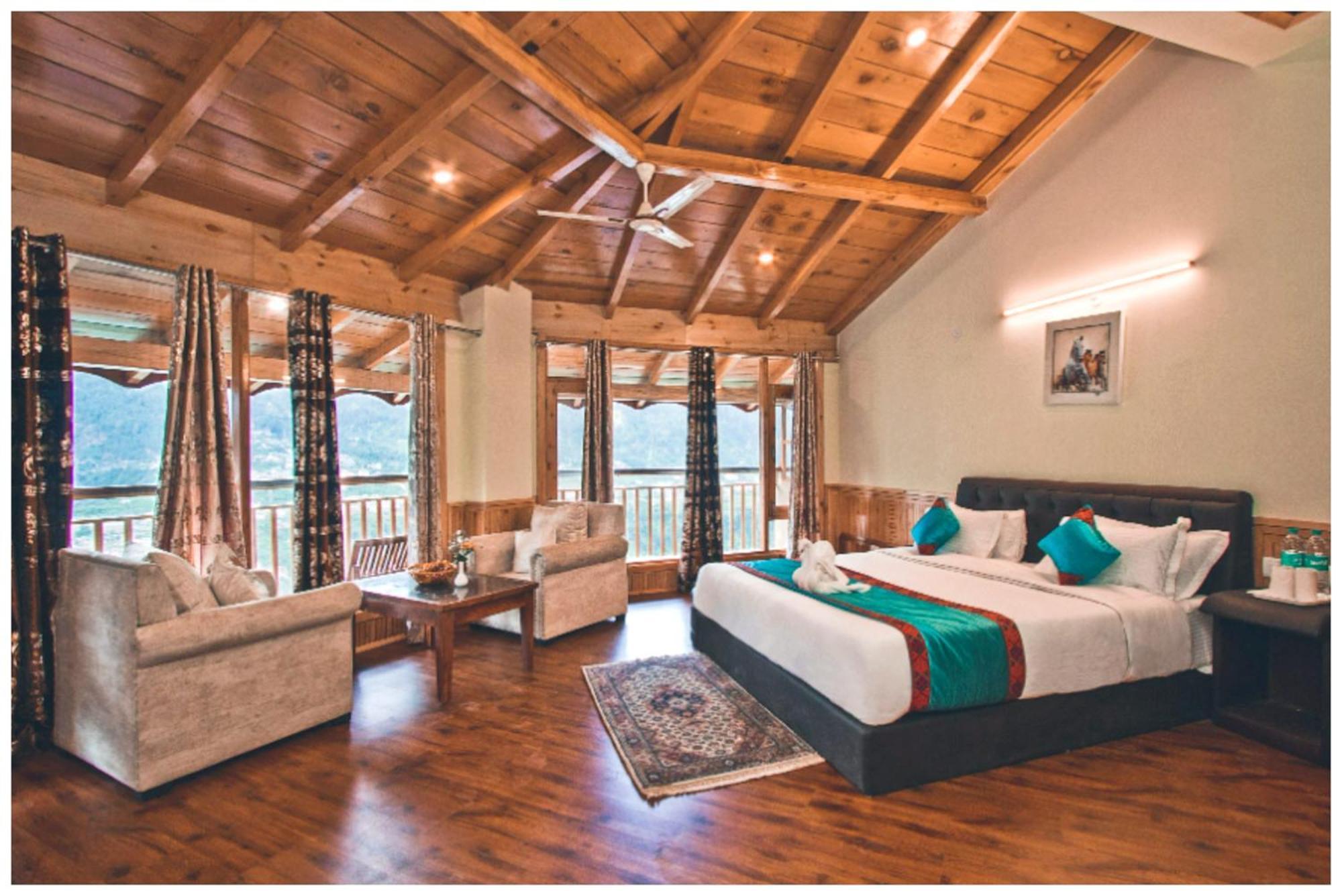 Manali Hotel T H E - B D - R E S O R T - Free Parking - Jungle Safari And Restaurant Facilities -Luxury & Spacious Room - Best Premium Hotel In Manali Exteriör bild