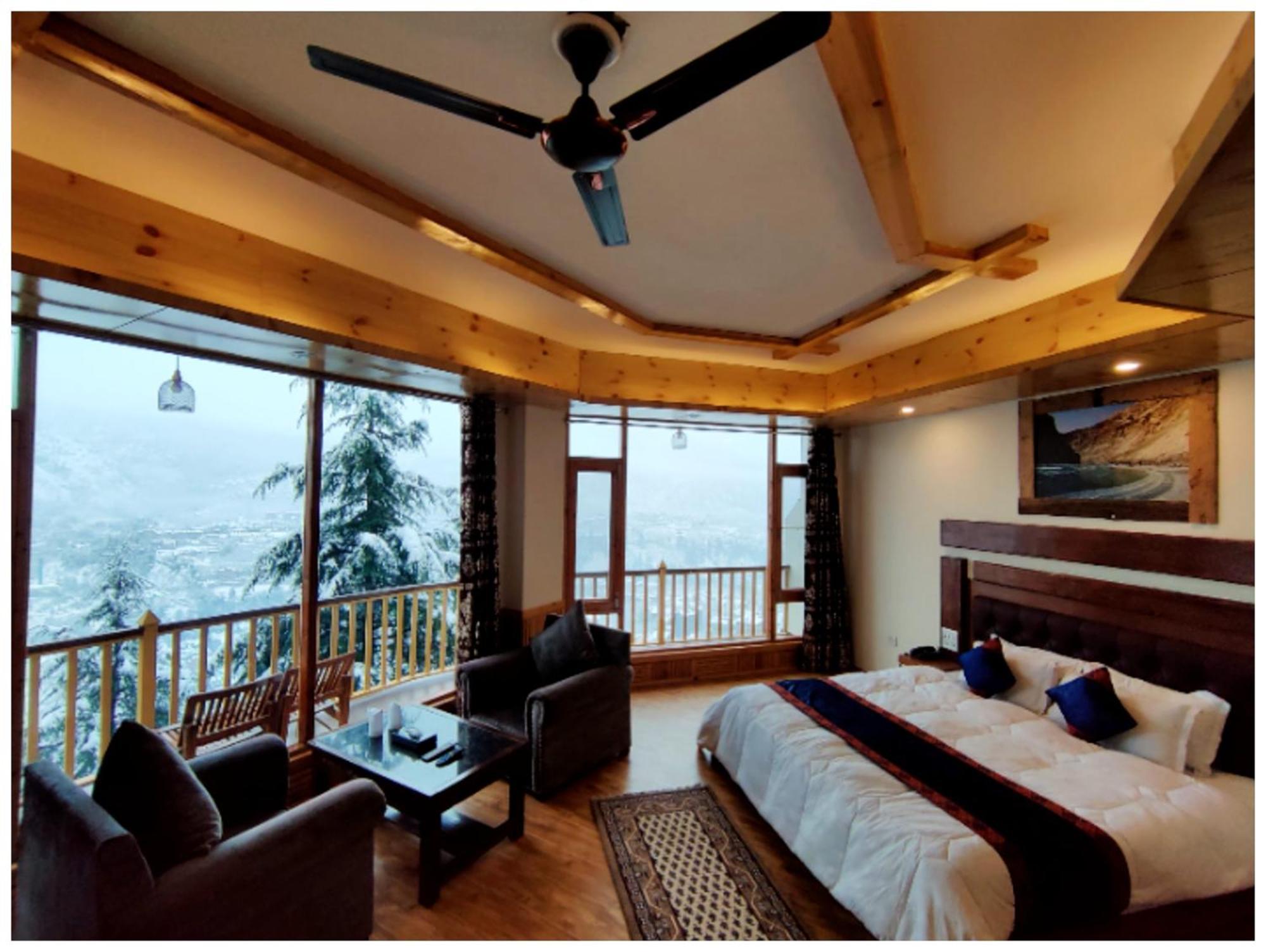 Manali Hotel T H E - B D - R E S O R T - Free Parking - Jungle Safari And Restaurant Facilities -Luxury & Spacious Room - Best Premium Hotel In Manali Exteriör bild