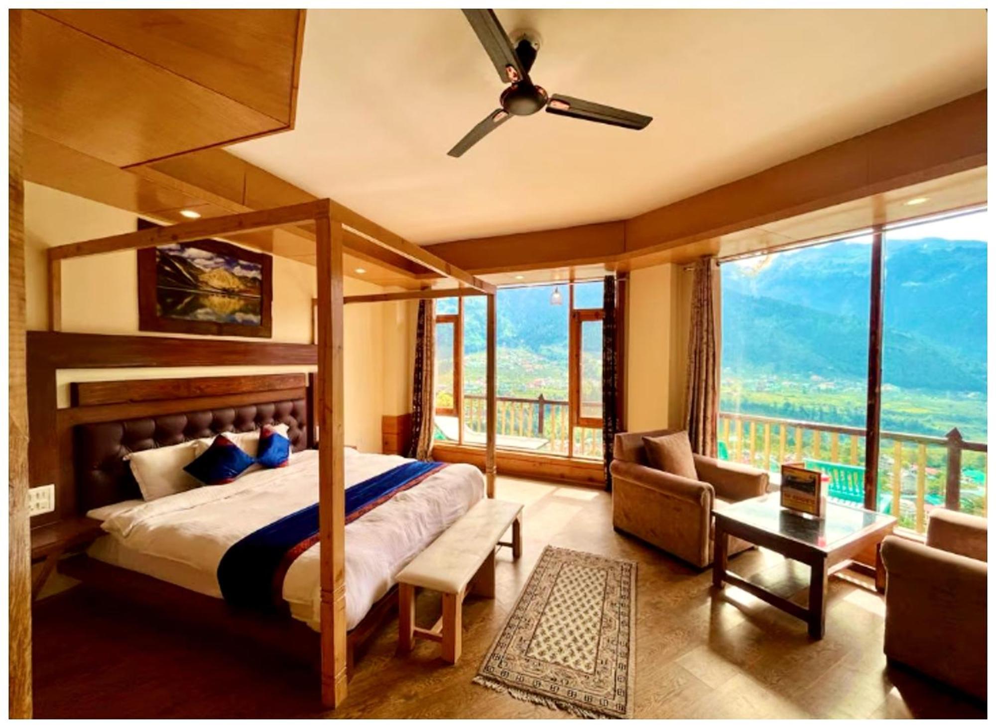 Manali Hotel T H E - B D - R E S O R T - Free Parking - Jungle Safari And Restaurant Facilities -Luxury & Spacious Room - Best Premium Hotel In Manali Exteriör bild